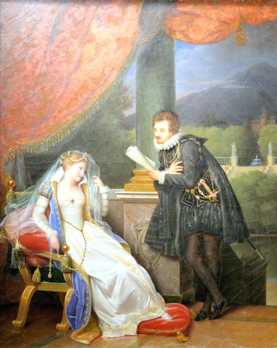 Tasso reading verses to Eleonore d